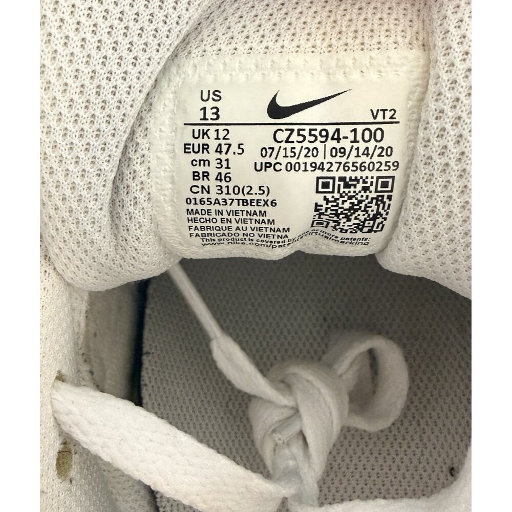 Men’s Size 13 - Nike Air Max 90 LTR Triple White - Picture 5 of 5